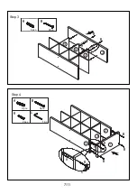 Предварительный просмотр 7 страницы Officeworks OTTO HORSENS 8 CUBE BOOKCASE OT8CUBEWE Assembly Instructions Manual