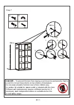 Предварительный просмотр 9 страницы Officeworks OTTO HORSENS 8 CUBE BOOKCASE OT8CUBEWE Assembly Instructions Manual