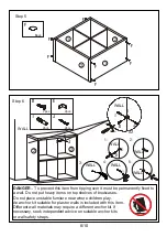 Preview for 8 page of Officeworks Otto OT4CUBEWE Assembly Instructions Manual