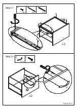 Preview for 9 page of Officeworks SM2DRWFCWE Assembly Instructions Manual