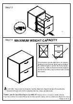 Preview for 10 page of Officeworks SM2DRWFCWE Assembly Instructions Manual