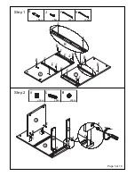 Предварительный просмотр 5 страницы Officeworks SMOXFORDHU Assembly Instructions Manual