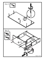 Предварительный просмотр 11 страницы Officeworks SMOXFORDHU Assembly Instructions Manual