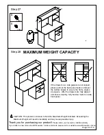 Предварительный просмотр 18 страницы Officeworks SMOXFORDHU Assembly Instructions Manual