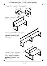 Предварительный просмотр 5 страницы Officeworks STILFORD JBSC120BGE Assembly Instructions Manual