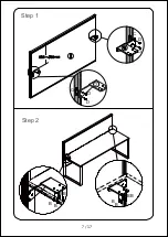 Предварительный просмотр 7 страницы Officeworks STILFORD JBSC120BGE Assembly Instructions Manual