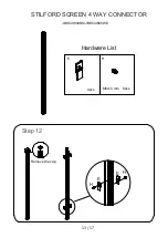 Предварительный просмотр 13 страницы Officeworks STILFORD JBSC120BGE Assembly Instructions Manual