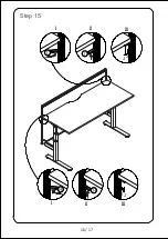 Предварительный просмотр 16 страницы Officeworks STILFORD JBSC120BGE Assembly Instructions Manual