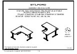 Officeworks STILFORD STDMDFWE Assembly Instructions Manual preview