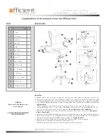 Предварительный просмотр 1 страницы Officient OMEGA 24/7 STOOL Assembly Instructions