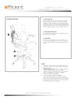 Предварительный просмотр 2 страницы Officient OMEGA 24/7 STOOL Assembly Instructions