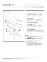 Preview for 2 page of Officient STELLAR MID-BACK CHAIR Assembly Instructions