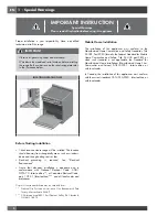 Preview for 6 page of Officine Gullo 20GG 304FU Instructions For Installation Manual