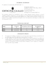 Предварительный просмотр 7 страницы Officine Gullo BBS4G Instructions Manual