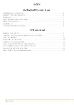 Preview for 3 page of Officine Gullo FE8 Instructions Manual