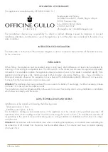 Preview for 7 page of Officine Gullo FE8 Instructions Manual