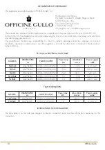 Предварительный просмотр 10 страницы Officine Gullo FGS4E Instructions Manual