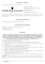 Preview for 9 page of Officine Gullo IIS4 Instructions Manual