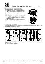 Preview for 4 page of OFFICINE OROBICHE 4070 Series Instruction Manual