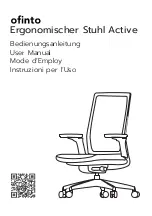 Предварительный просмотр 1 страницы ofinto Ergonomischer Stuhl Active User Manual