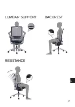 Предварительный просмотр 21 страницы ofinto Ergonomischer Stuhl Active User Manual