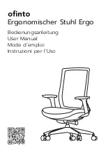 Предварительный просмотр 1 страницы ofinto Ergonomischer Stuhl Ergo User Manual