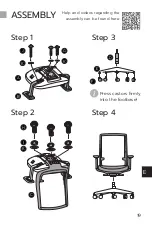 Предварительный просмотр 19 страницы ofinto Ergonomischer Stuhl Ergo User Manual