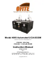 Предварительный просмотр 1 страницы OfiTE 4005 Instruction Manual