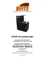 Предварительный просмотр 1 страницы OfiTE HTHP 100 Instruction Manual