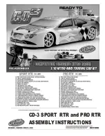 Preview for 1 page of Ofna Racing CD-3 SPORT RTR Assembly Instructions Manual