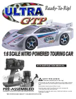 Предварительный просмотр 1 страницы Ofna Racing Ultra GTP Instruction Manual