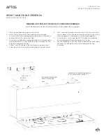 Preview for 7 page of Ofs APTOS Installation Instructions Manual