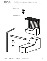 Preview for 2 page of Ofs The Edge Canopy Assembly Instructions