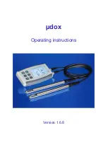 Ofs udox Operating Instructions Manual предпросмотр