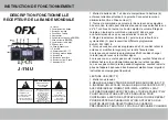 Предварительный просмотр 3 страницы OFX J-114U Operation Instruction