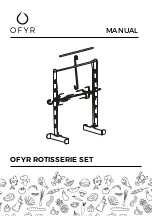 Preview for 1 page of OFYR ROTISSERIE SET Manual