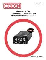 Ogden ETR-3200 Instruction Manual предпросмотр