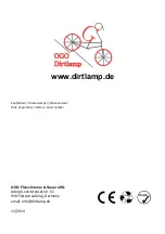 Preview for 20 page of Ogo Dirtlamp light Owner'S Manual