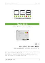 OGS Merlin 2000S Installation & Operation Manual предпросмотр