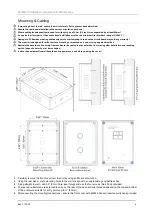 Предварительный просмотр 6 страницы OGS Mini Merlin TFT CH4CO v2 Installation, Operation & Maintenance Manual