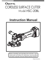 Ogura hsc-20bl Instruction Manual preview