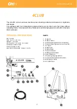 Preview for 2 page of Oh!FX 4CLUB Instruction Manual