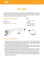 Preview for 2 page of Oh!FX CO2 GUN Instruction Manual