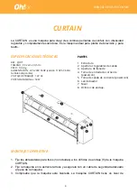 Предварительный просмотр 4 страницы Oh!FX CURTAIN Instruction Manual