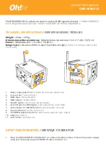 Preview for 2 page of Oh!FX TC-108 Quick User Manual