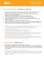 Preview for 3 page of Oh!FX TC-110 Quick User Manual