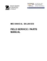 Preview for 1 page of OHAUS 700 Series Field Service Manual