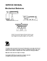 Preview for 2 page of OHAUS 700 Series Field Service Manual