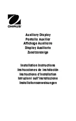 Preview for 1 page of OHAUS AD7-MD Installation Manual