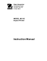 OHAUS AS142 Instruction Manual preview